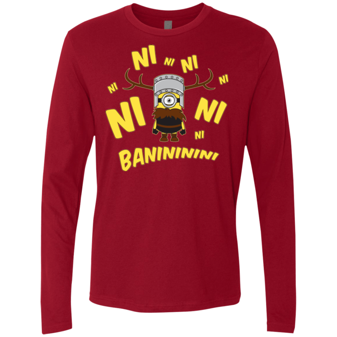 T-Shirts Cardinal / Small Baninini Men's Premium Long Sleeve