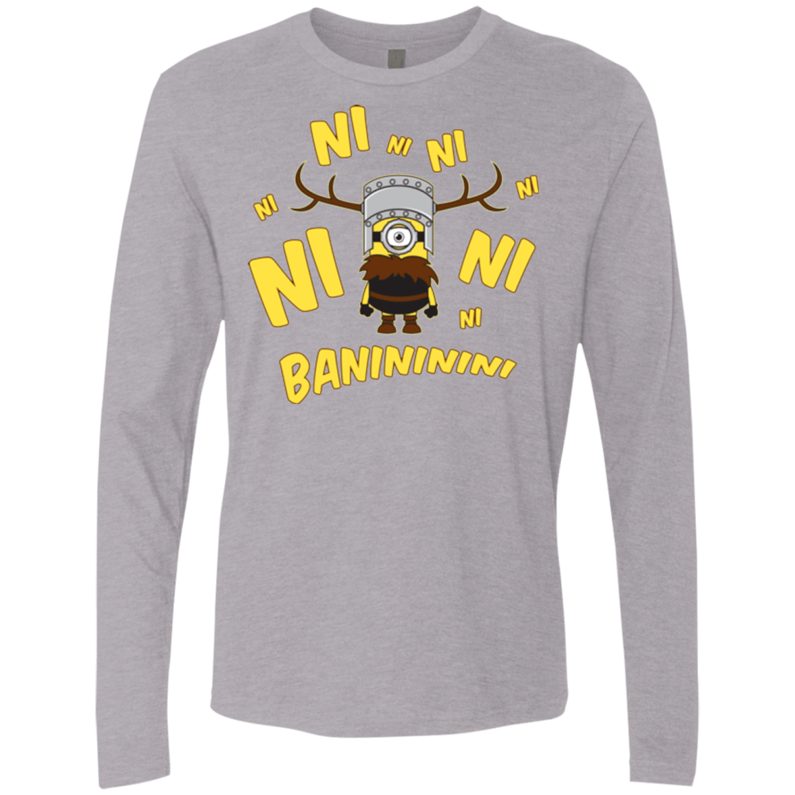 T-Shirts Heather Grey / Small Baninini Men's Premium Long Sleeve