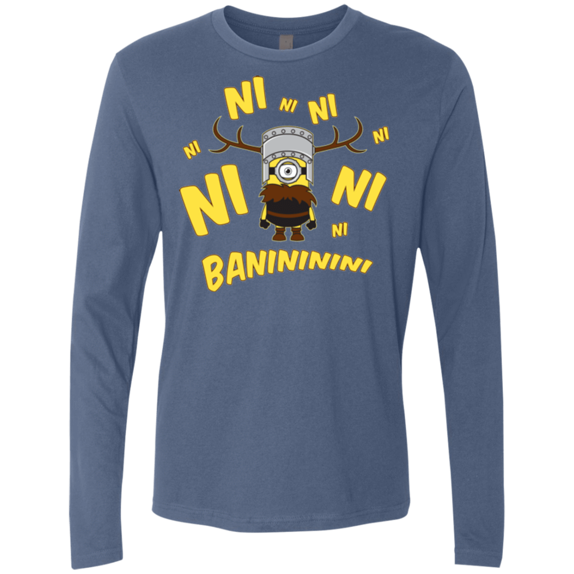 T-Shirts Indigo / Small Baninini Men's Premium Long Sleeve