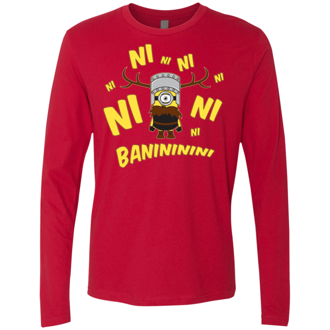 T-Shirts Red / Small Baninini Men's Premium Long Sleeve