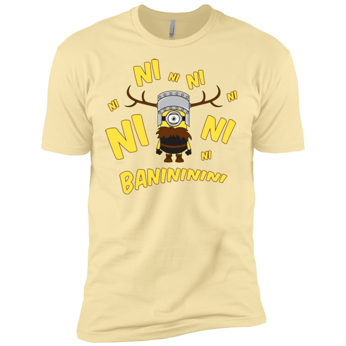 T-Shirts Banana Cream / X-Small Baninini Men's Premium T-Shirt