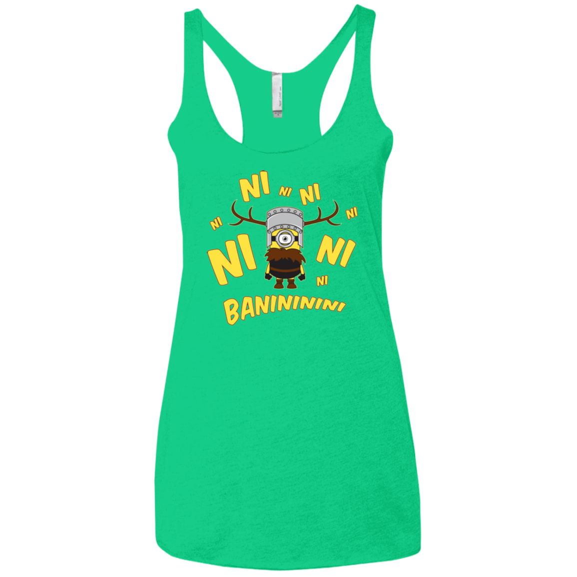 T-Shirts Envy / X-Small Baninini Women's Triblend Racerback Tank
