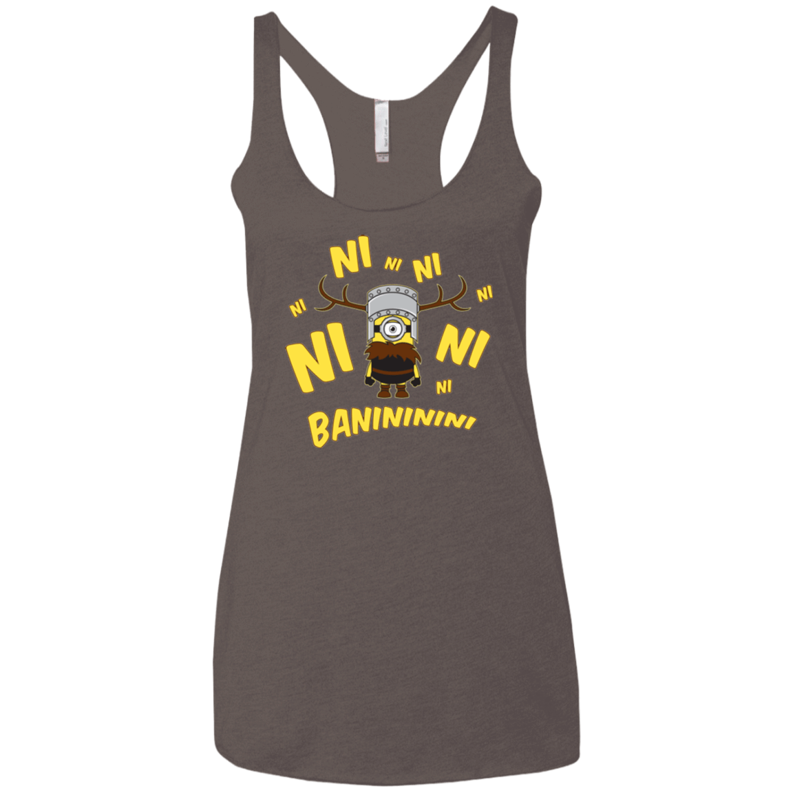 T-Shirts Macchiato / X-Small Baninini Women's Triblend Racerback Tank