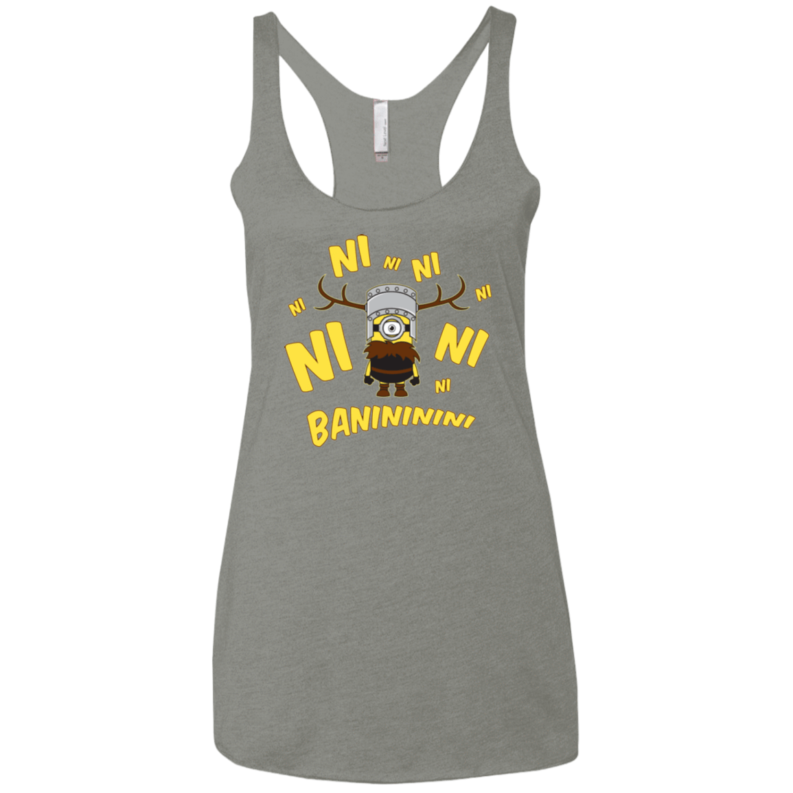 T-Shirts Venetian Grey / X-Small Baninini Women's Triblend Racerback Tank