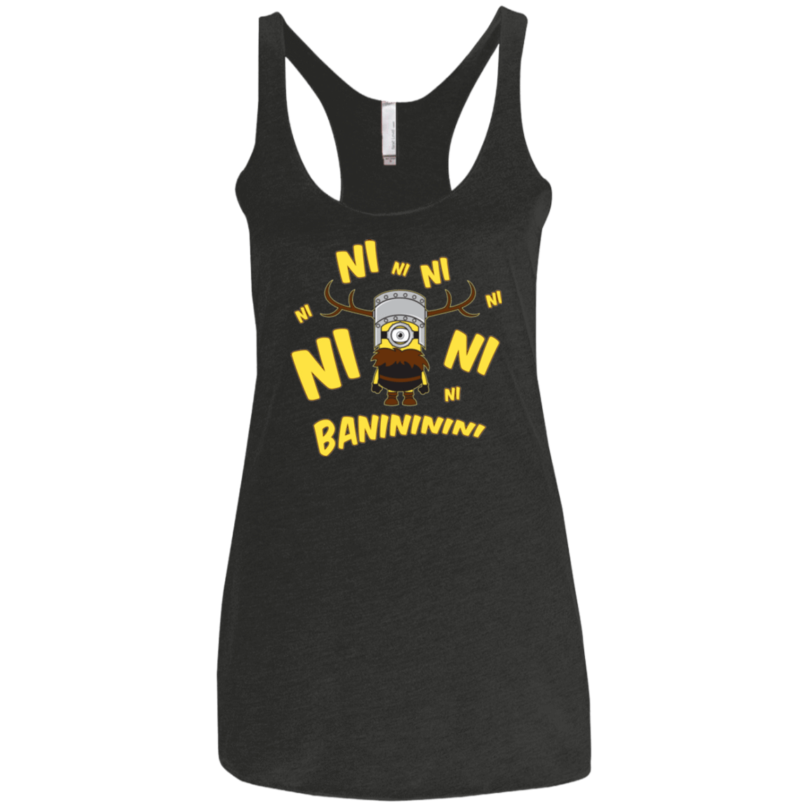 T-Shirts Vintage Black / X-Small Baninini Women's Triblend Racerback Tank