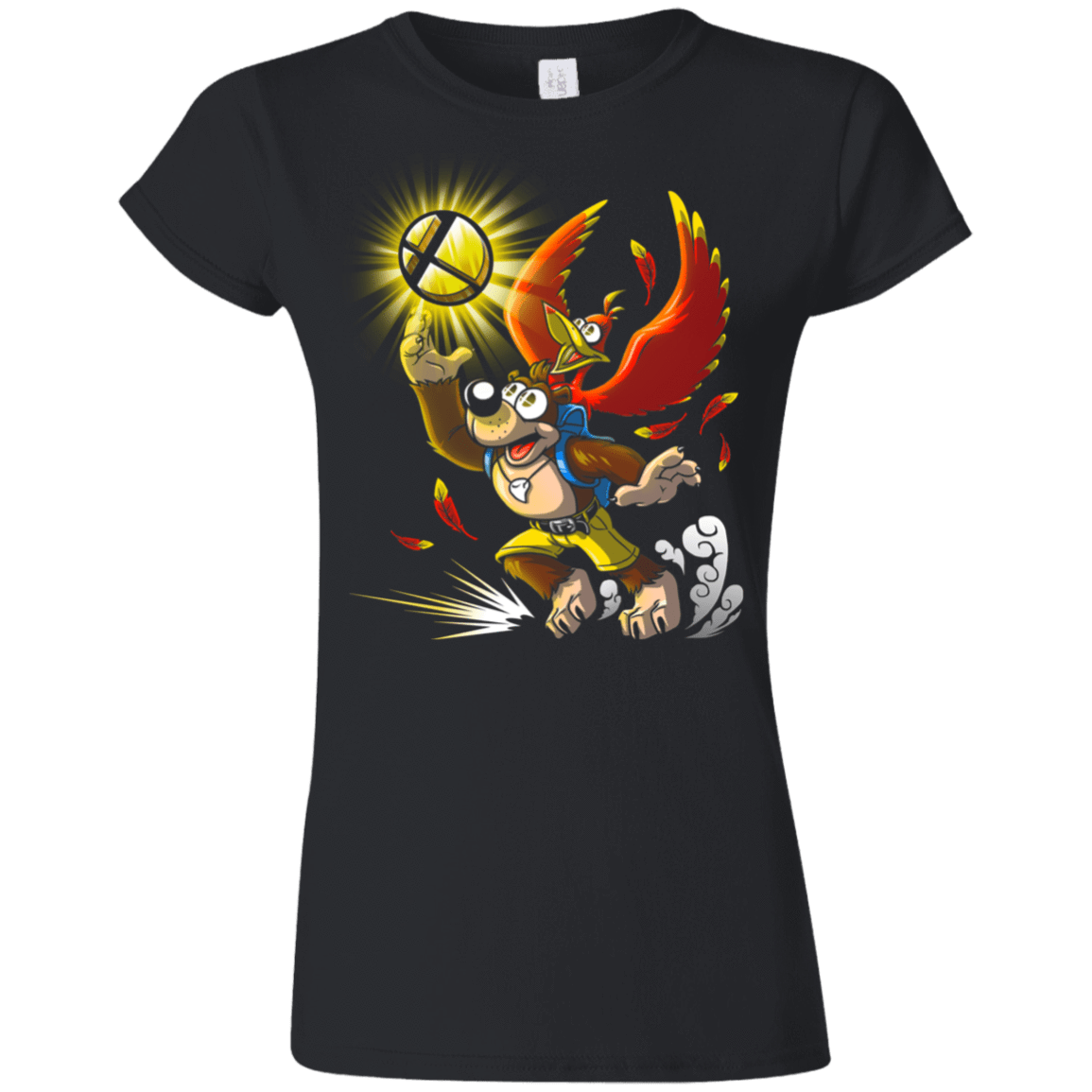 T-Shirts Black / S Banjo in Smash Junior Slimmer-Fit T-Shirt