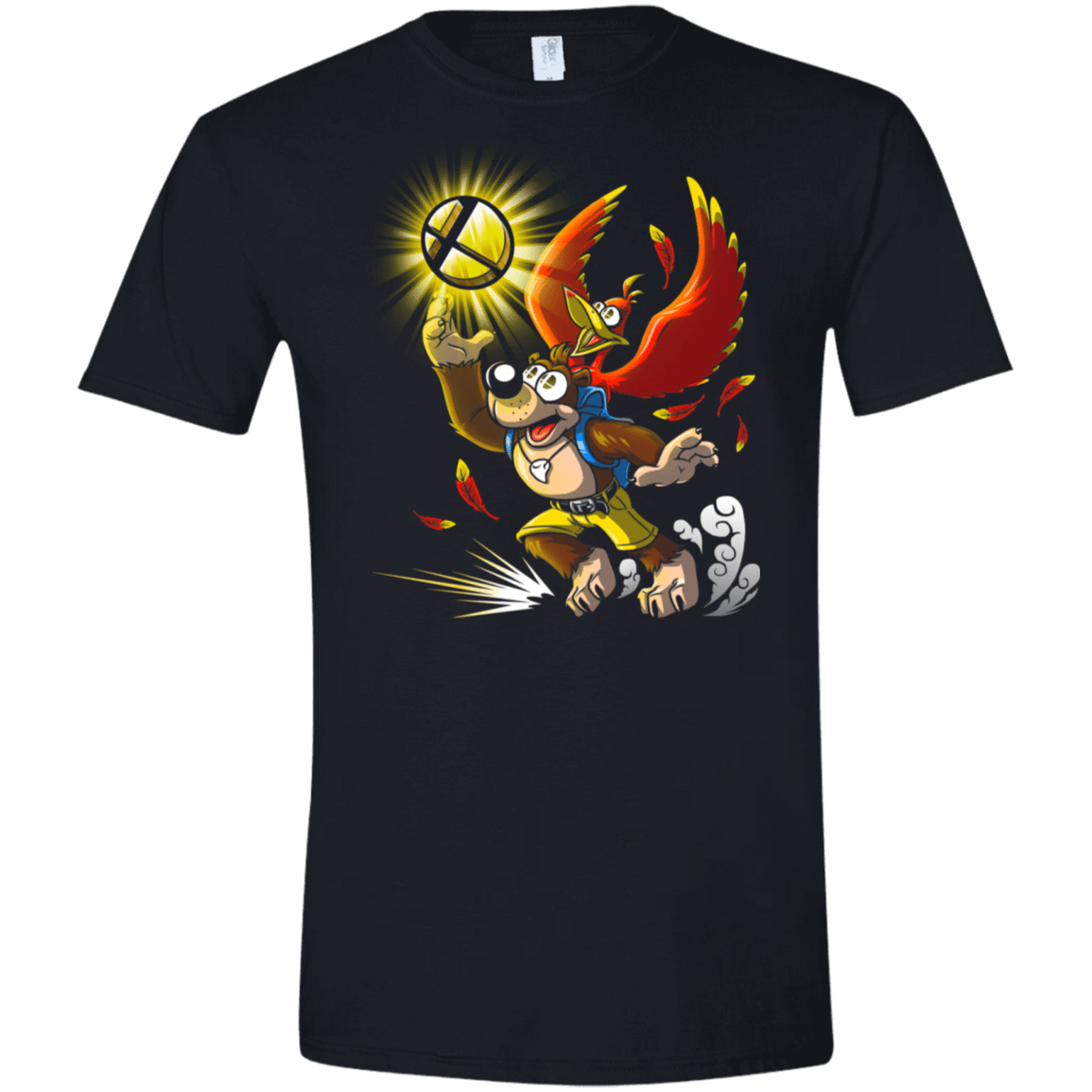 T-Shirts Black / X-Small Banjo in Smash Men's Semi-Fitted Softstyle