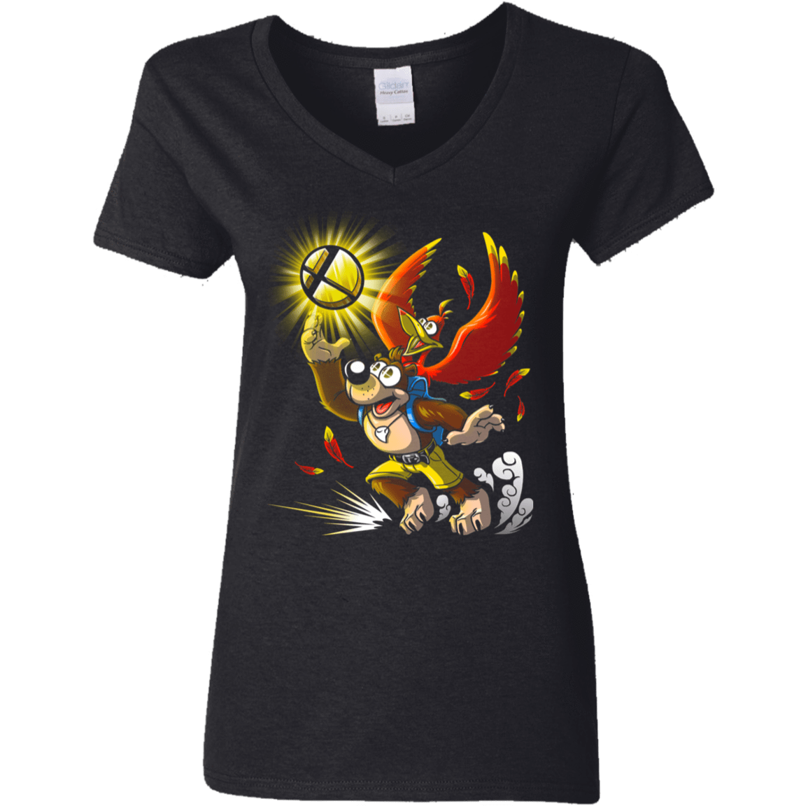 T-Shirts Black / S Banjo in Smash Women's V-Neck T-Shirt