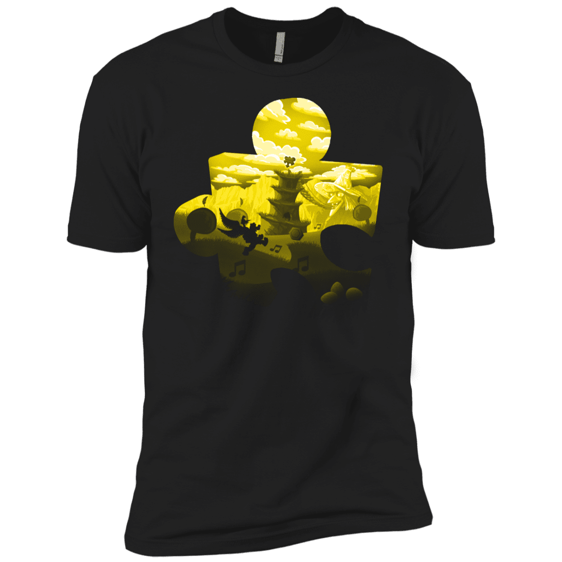 T-Shirts Black / YXS Banjo Kazooie Silhouette Boys Premium T-Shirt