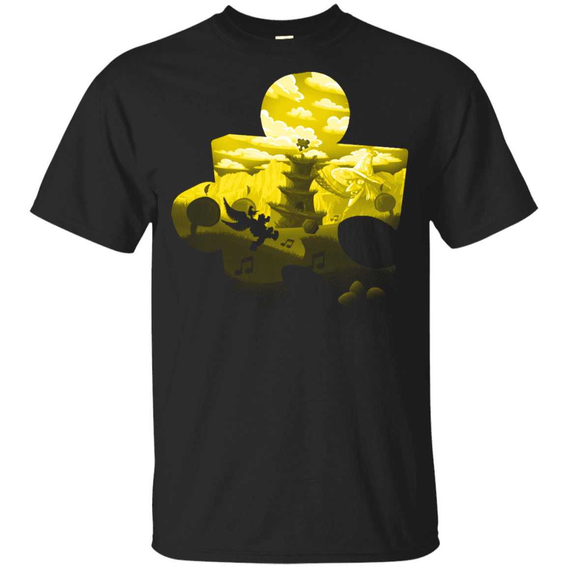 T-Shirts Black / YXS Banjo Kazooie Silhouette Youth T-Shirt