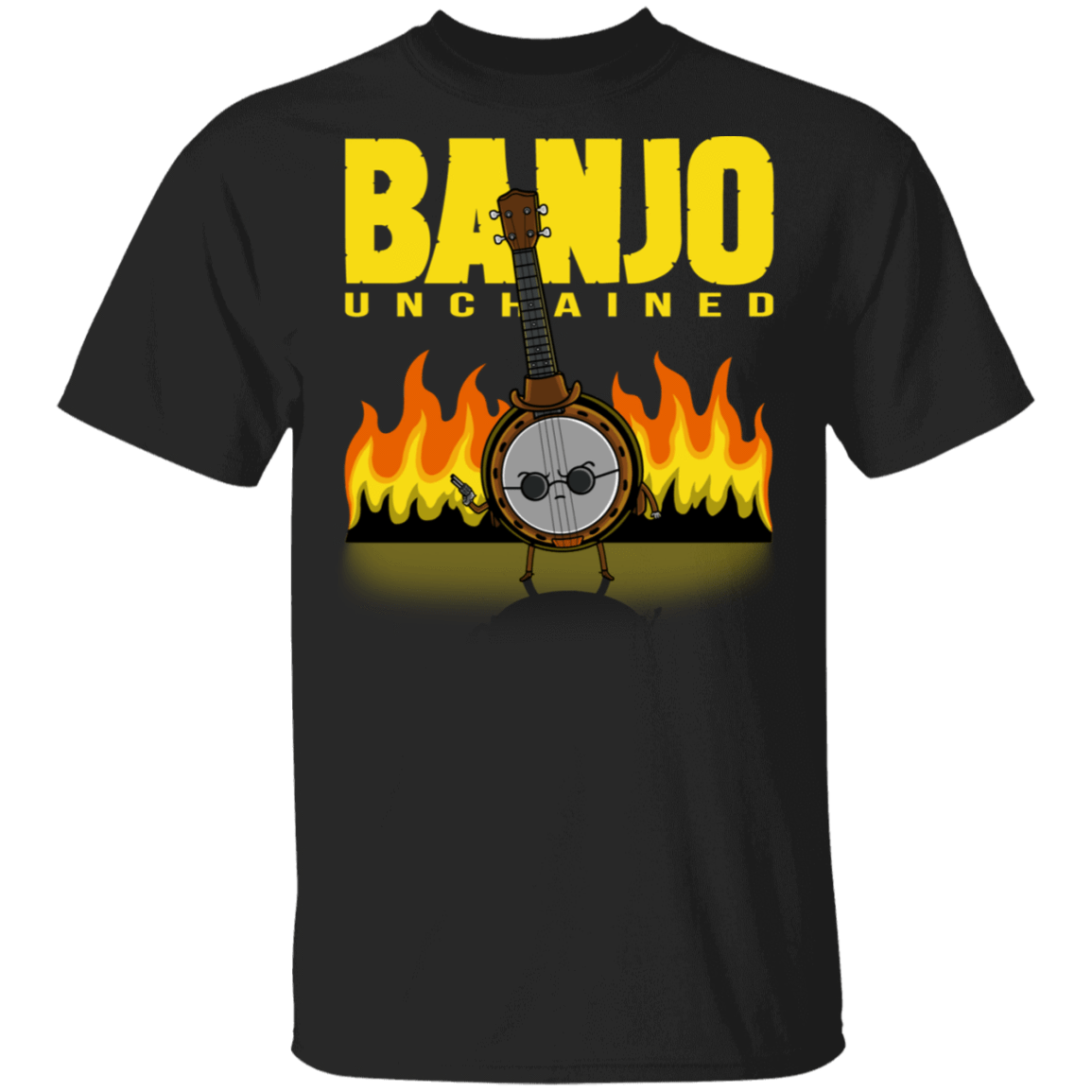 T-Shirts Black / S Banjo Unchained T-Shirt