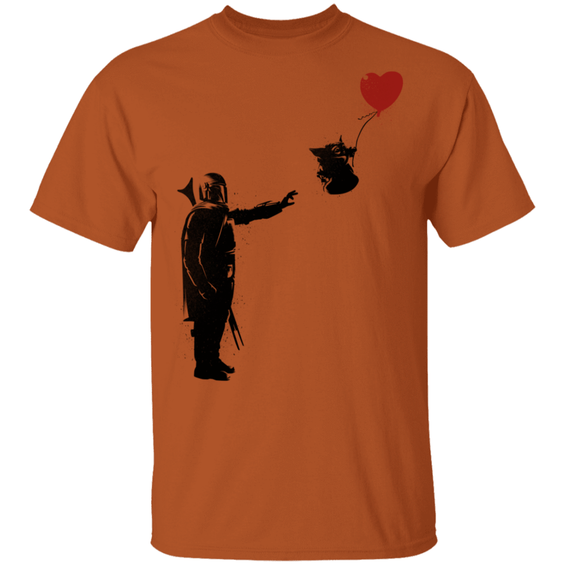 T-Shirts Texas Orange / S Banksy Baby Yoda T-Shirt
