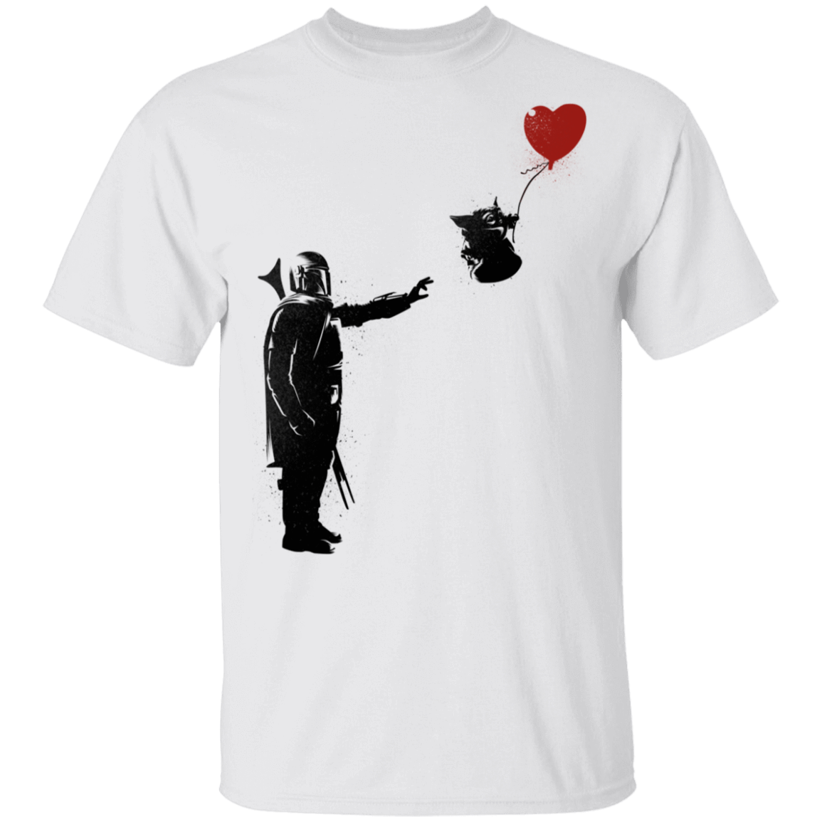 T-Shirts White / S Banksy Baby Yoda T-Shirt