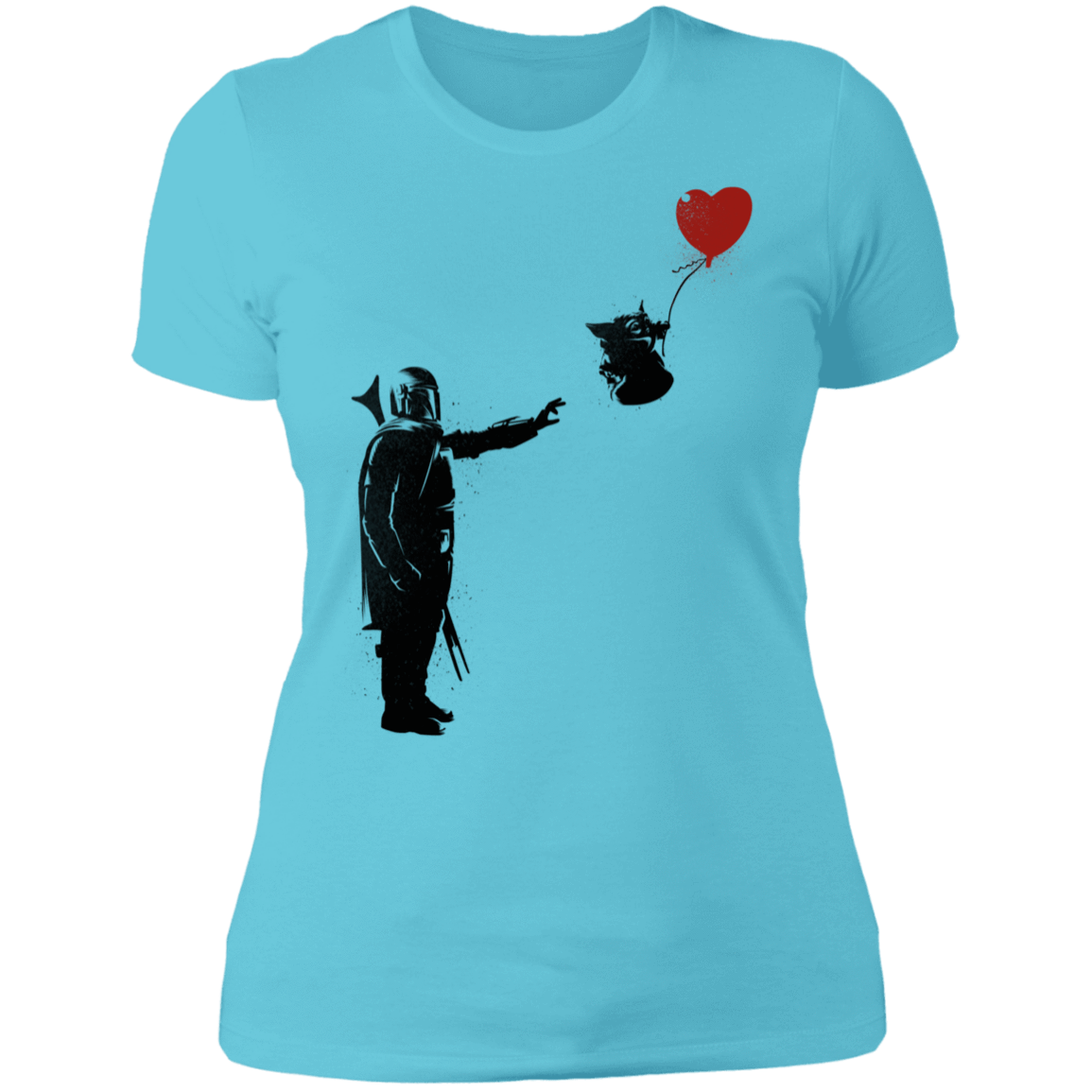 T-Shirts Cancun / S Banksy Baby Yoda Women's Premium T-Shirt