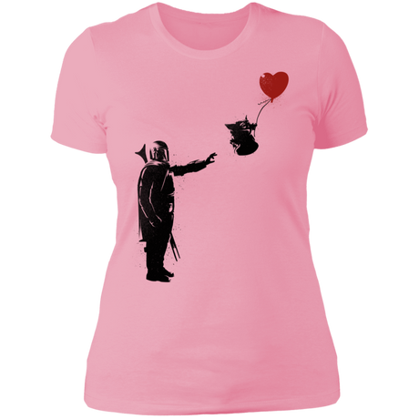 T-Shirts Light Pink / S Banksy Baby Yoda Women's Premium T-Shirt