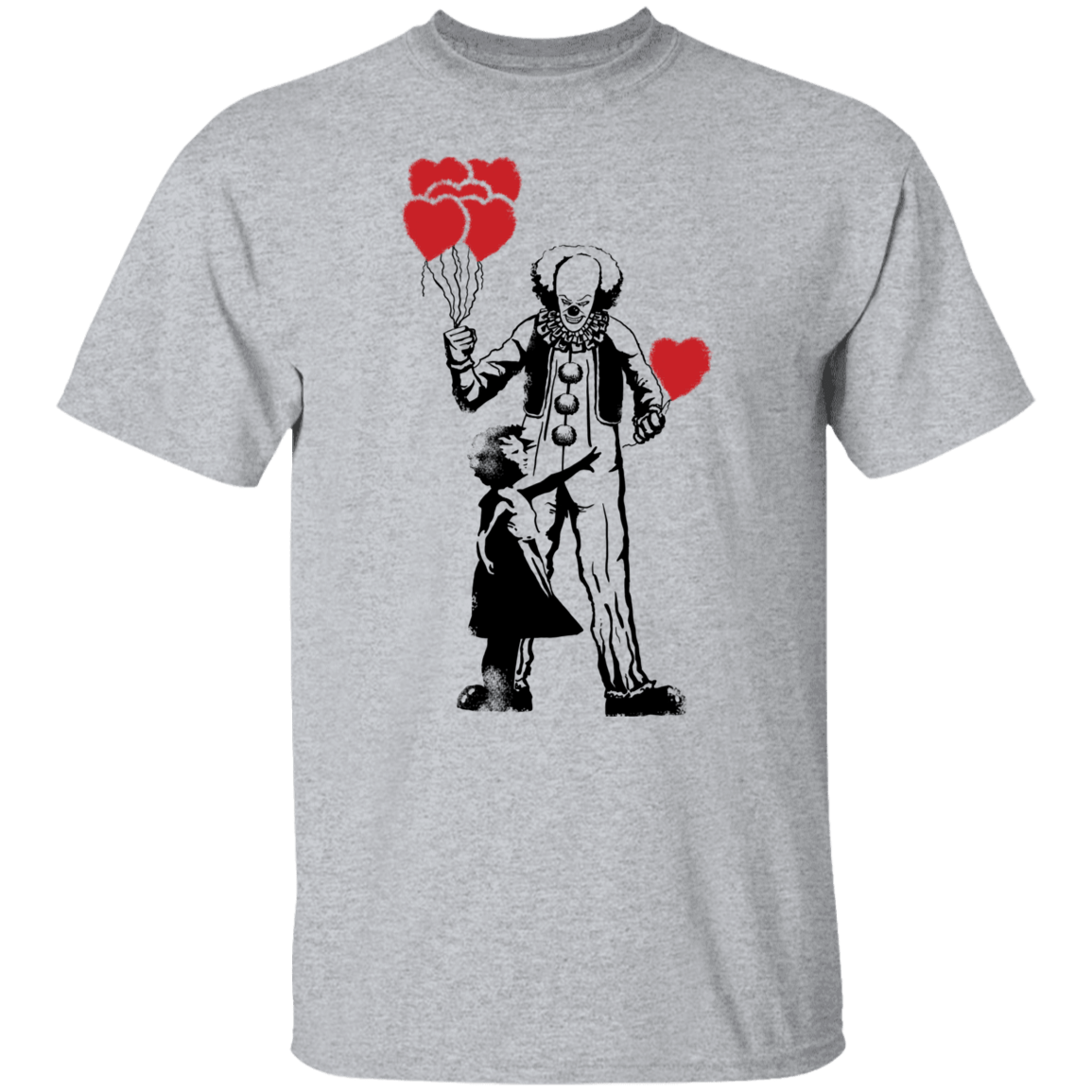 T-Shirts Sport Grey / S Banksy Balloon T-Shirt