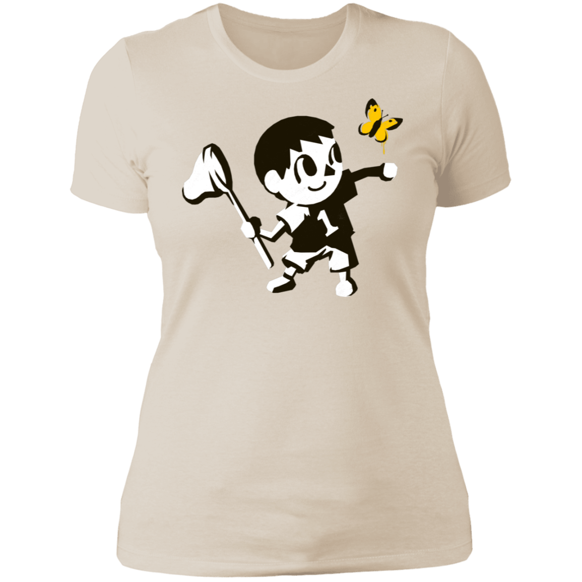 T-Shirts Ivory/ / S Banksy Crossing Women's Premium T-Shirt