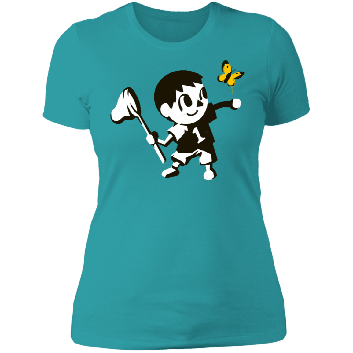 T-Shirts Tahiti Blue / S Banksy Crossing Women's Premium T-Shirt