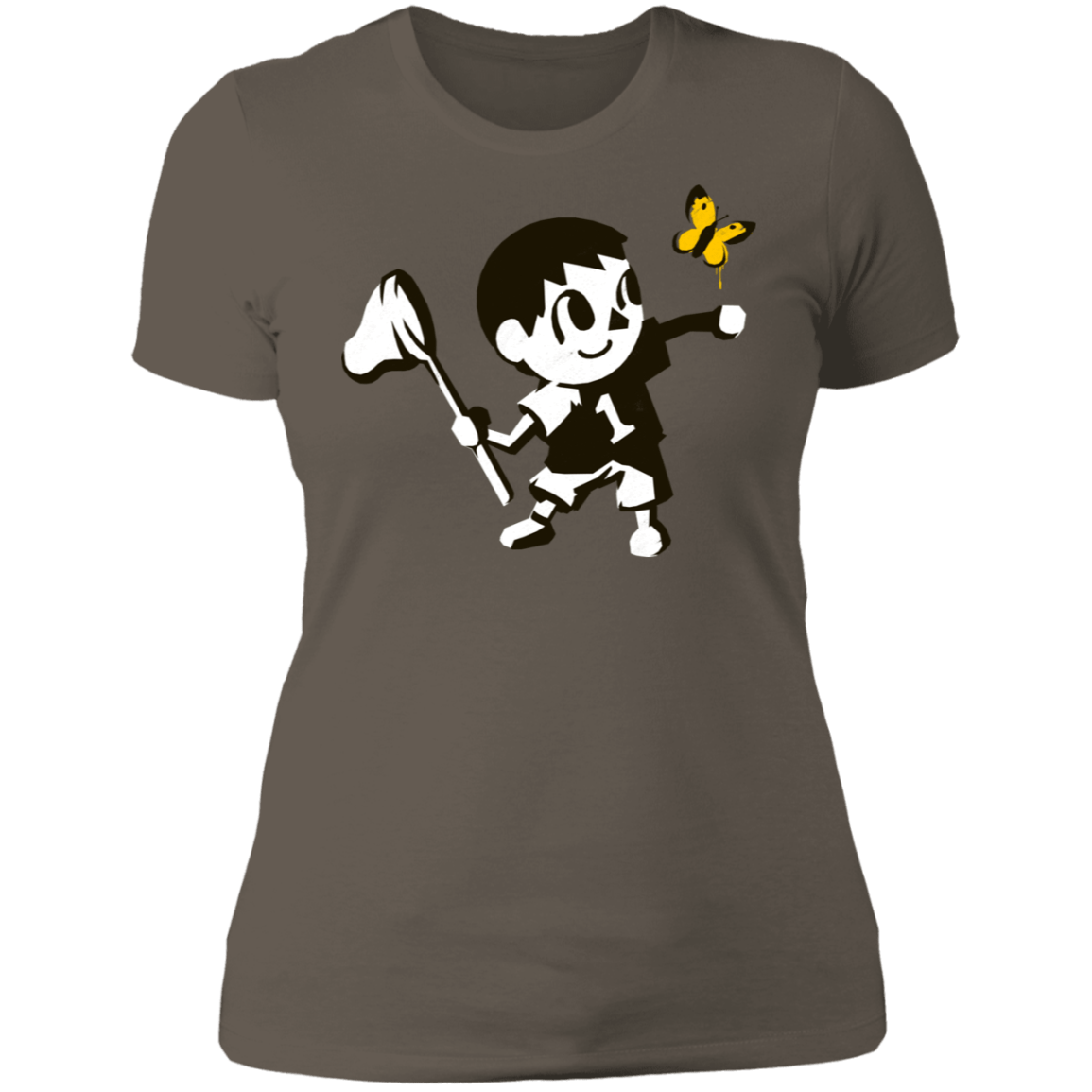 T-Shirts Warm Grey / S Banksy Crossing Women's Premium T-Shirt