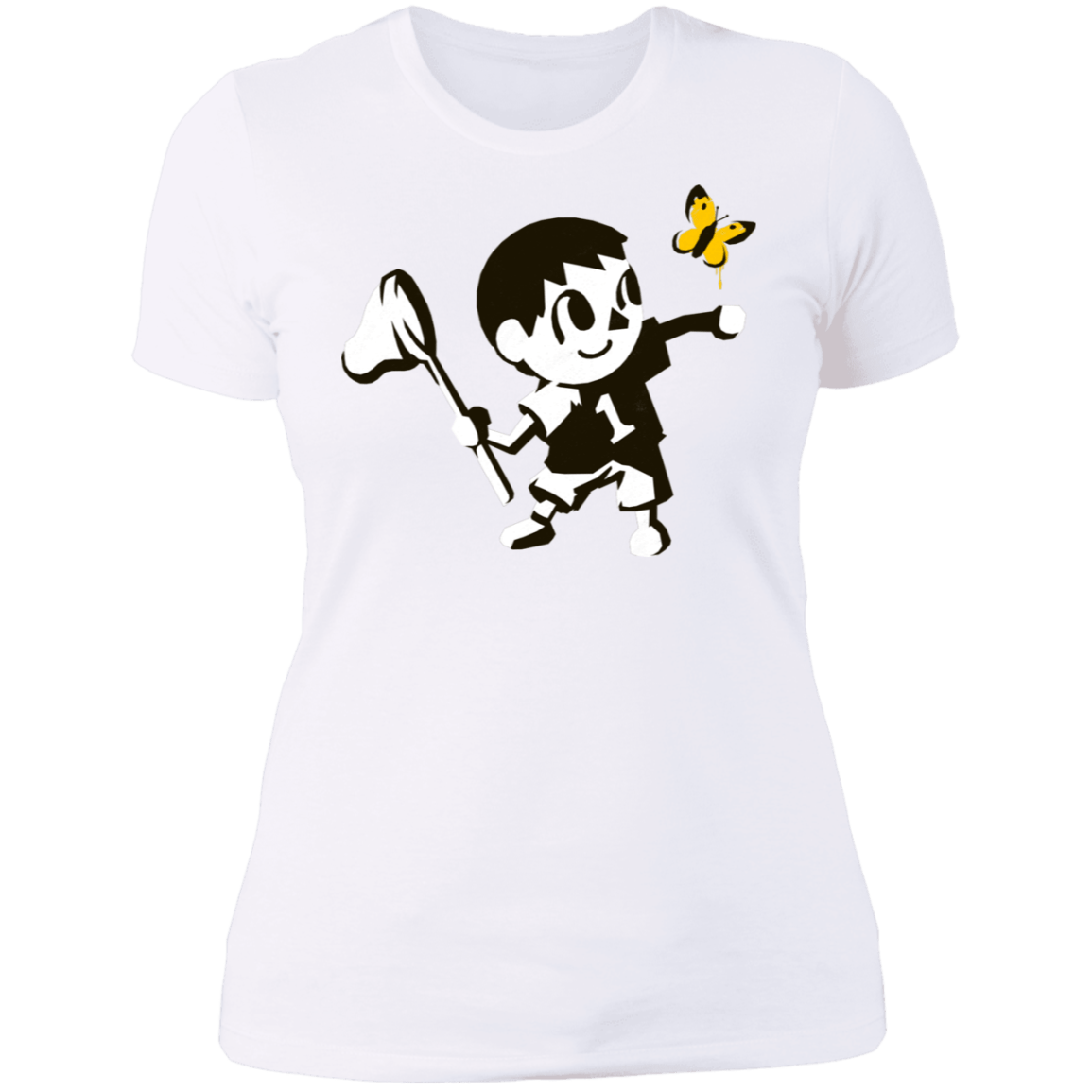 T-Shirts White / S Banksy Crossing Women's Premium T-Shirt