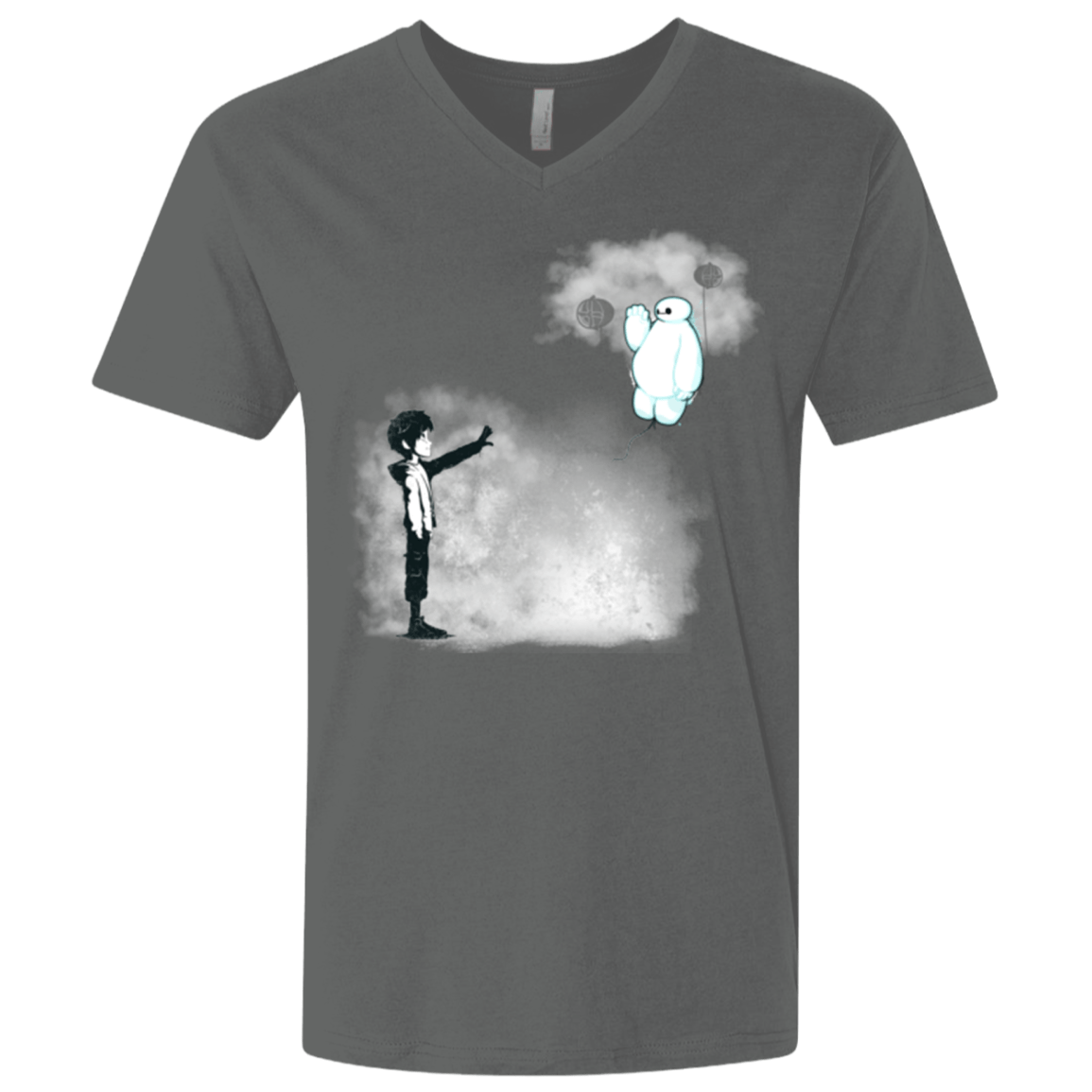 T-Shirts Heavy Metal / X-Small Banksy Max Men's Premium V-Neck