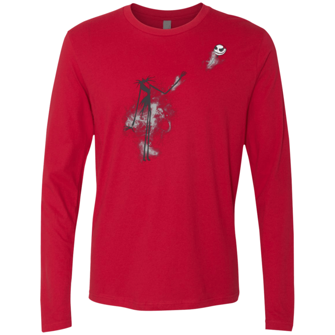 T-Shirts Red / Small BANKSY NIGHTMARE Men's Premium Long Sleeve
