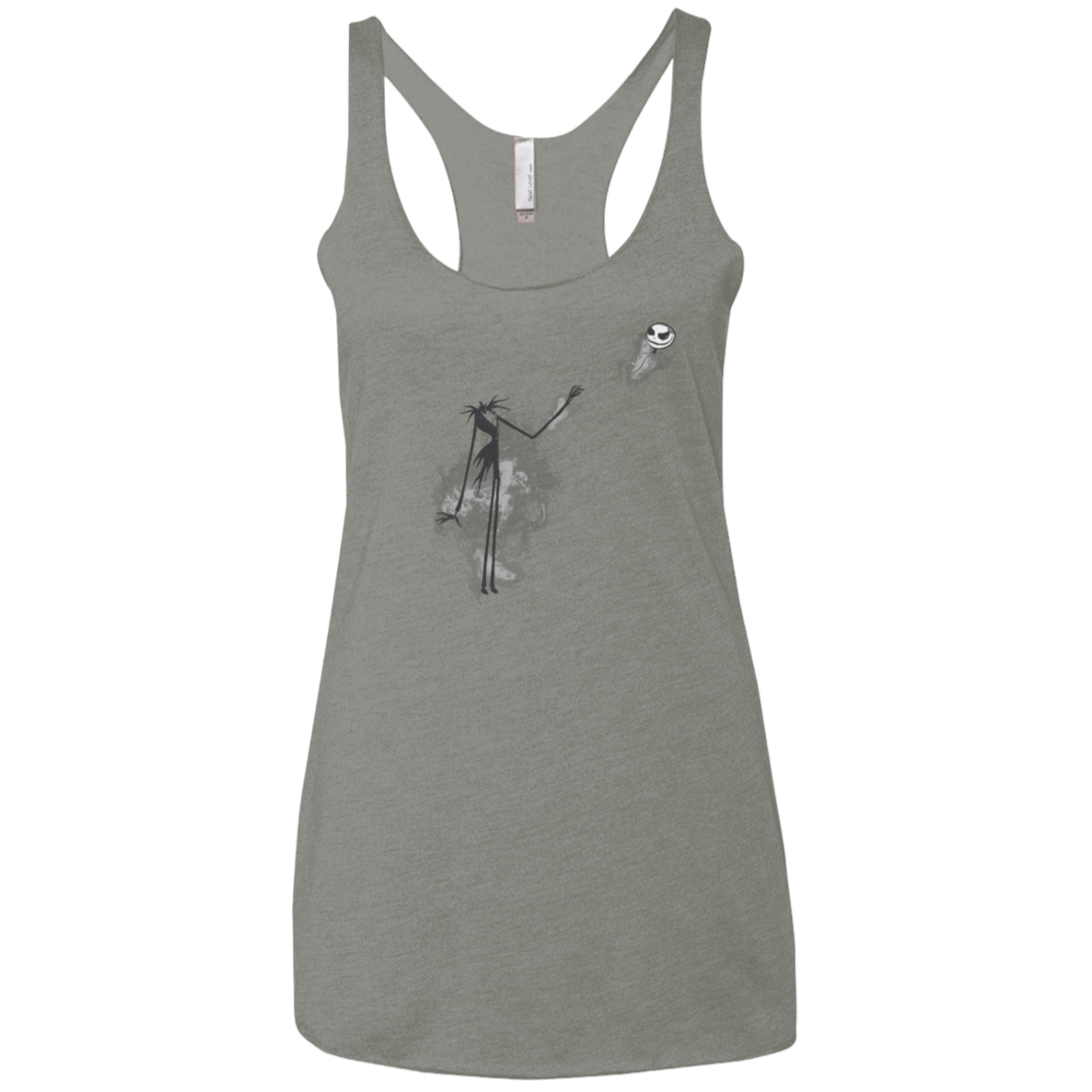 T-Shirts Venetian Grey / X-Small BANKSY NIGHTMARE Women's Triblend Racerback Tank