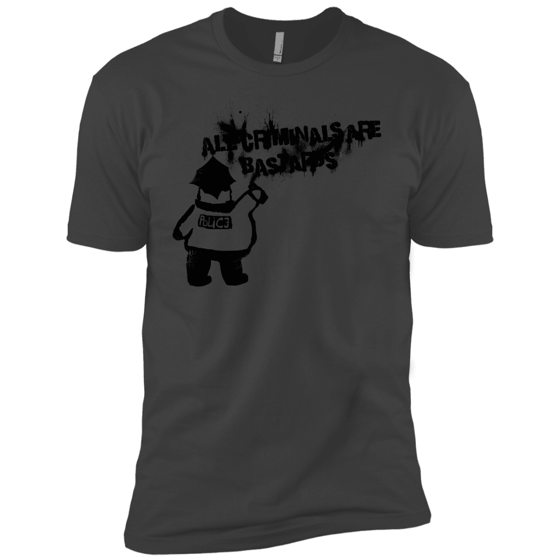 T-Shirts Heavy Metal / YXS Banksy Police Boys Premium T-Shirt