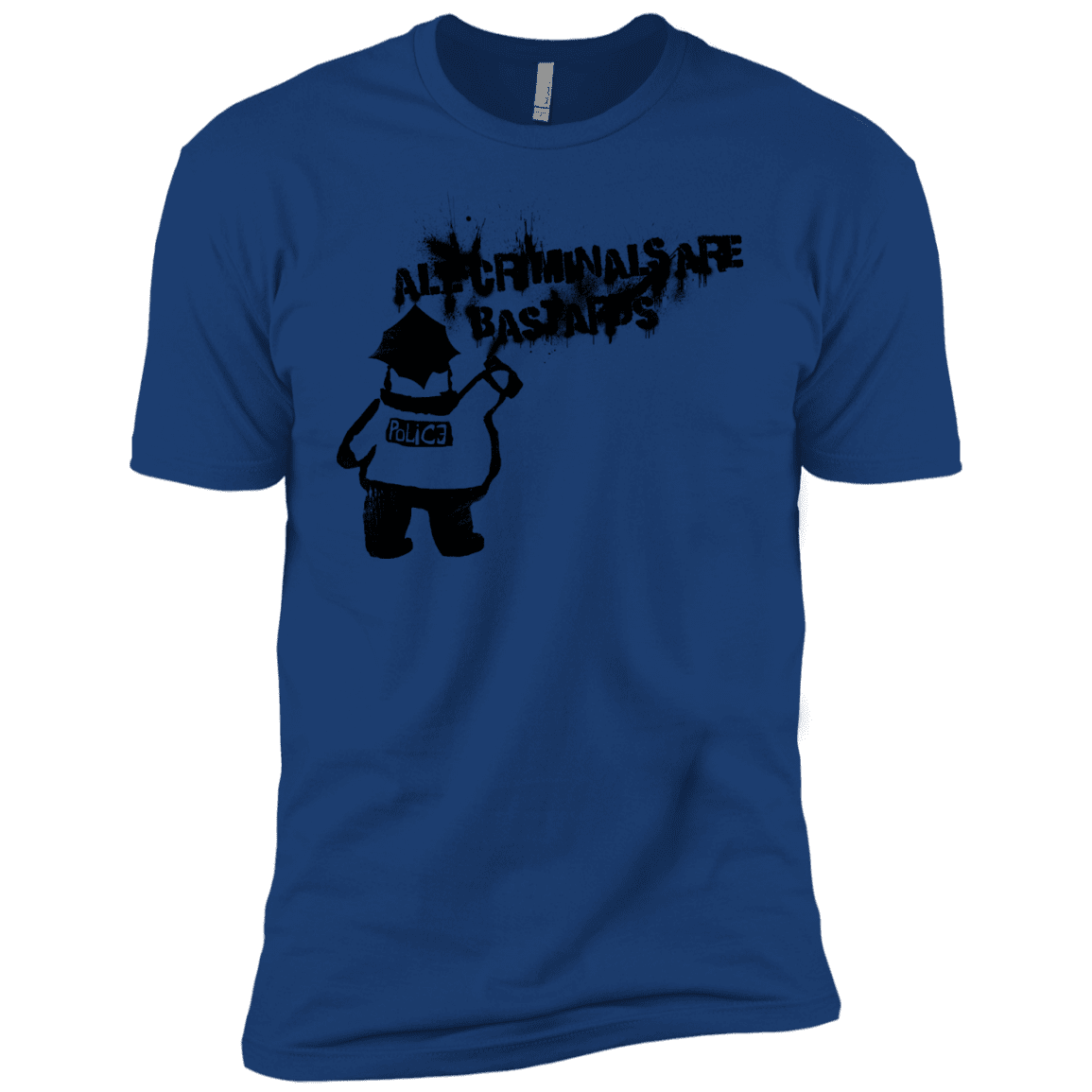 T-Shirts Royal / YXS Banksy Police Boys Premium T-Shirt