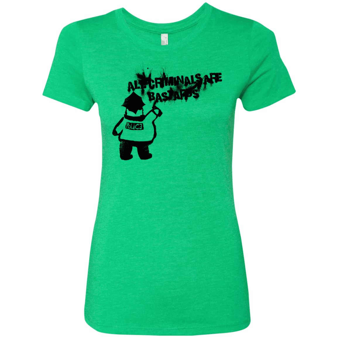 T-Shirts Envy / S Banksy Police Women's Triblend T-Shirt