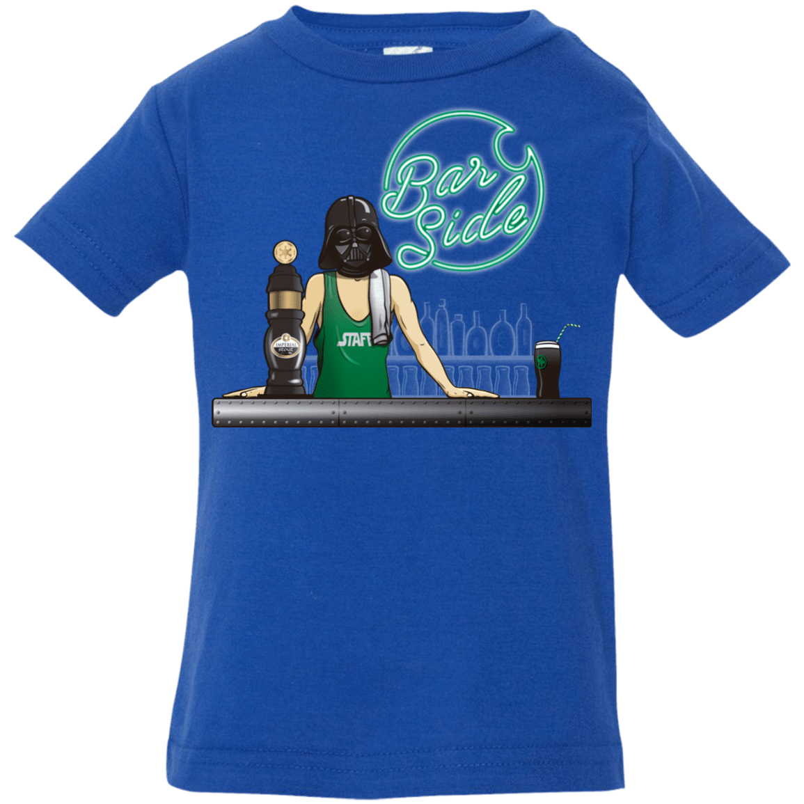 T-Shirts Royal / 6 Months Bar side Infant Premium T-Shirt