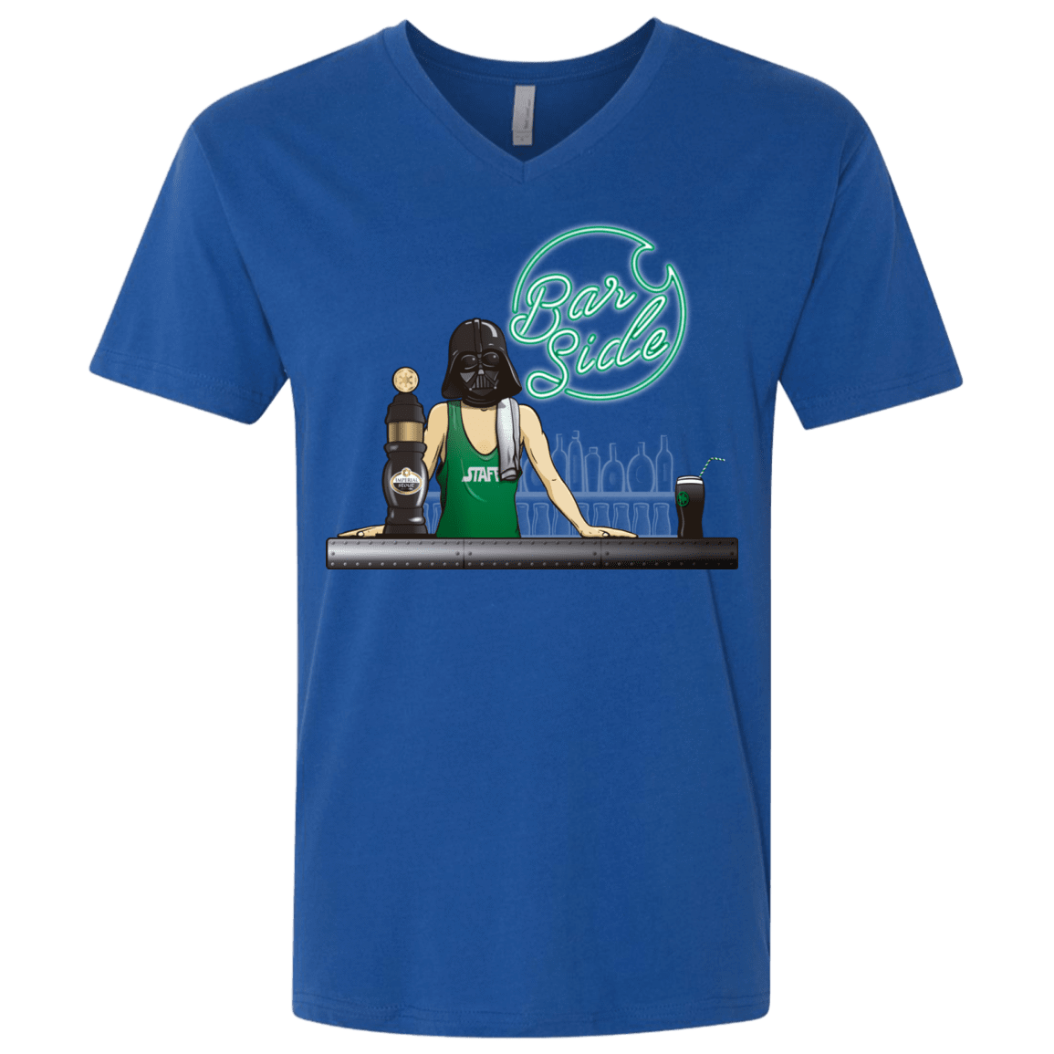 T-Shirts Royal / X-Small Bar side Men's Premium V-Neck