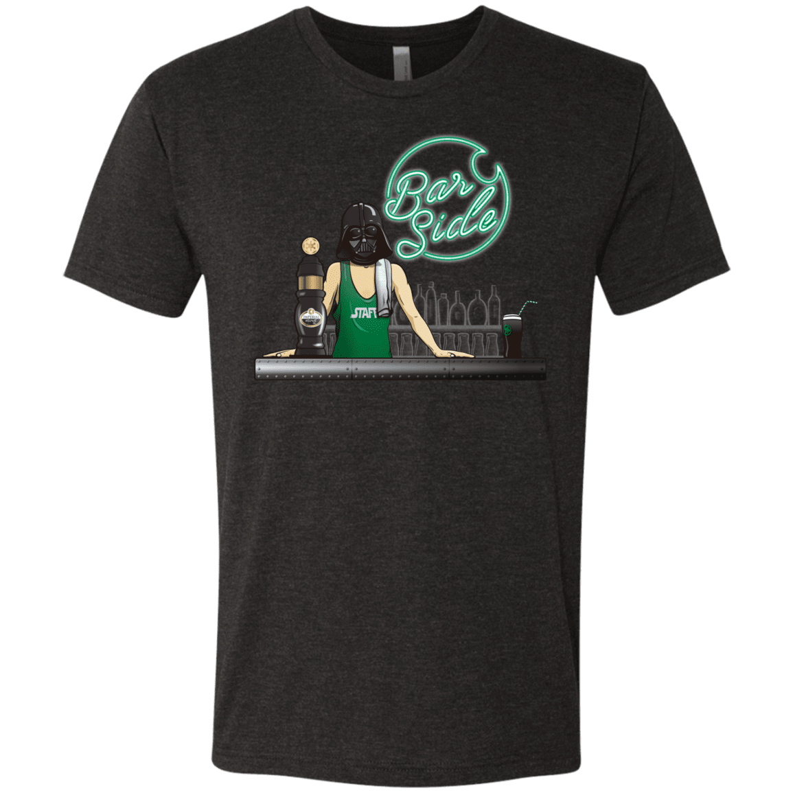 T-Shirts Vintage Black / Small Bar side Men's Triblend T-Shirt