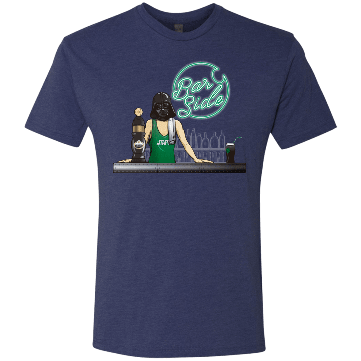 T-Shirts Vintage Navy / Small Bar side Men's Triblend T-Shirt
