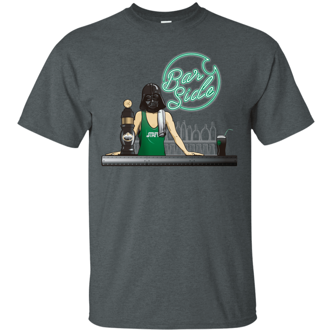 T-Shirts Dark Heather / Small Bar side T-Shirt