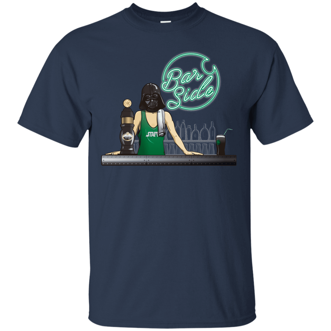 T-Shirts Navy / Small Bar side T-Shirt