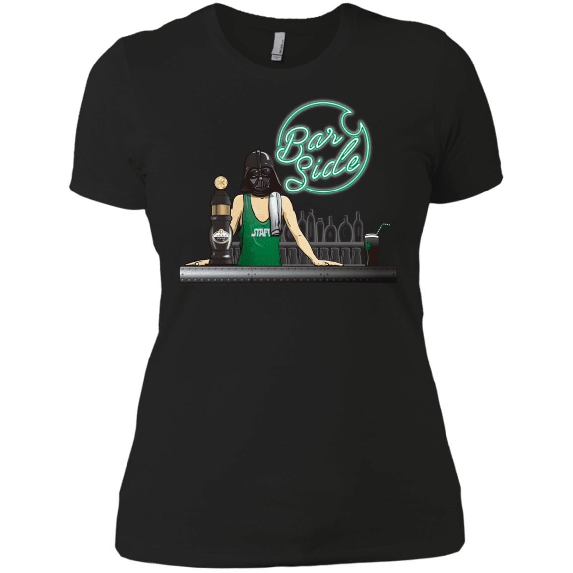 T-Shirts Black / X-Small Bar side Women's Premium T-Shirt