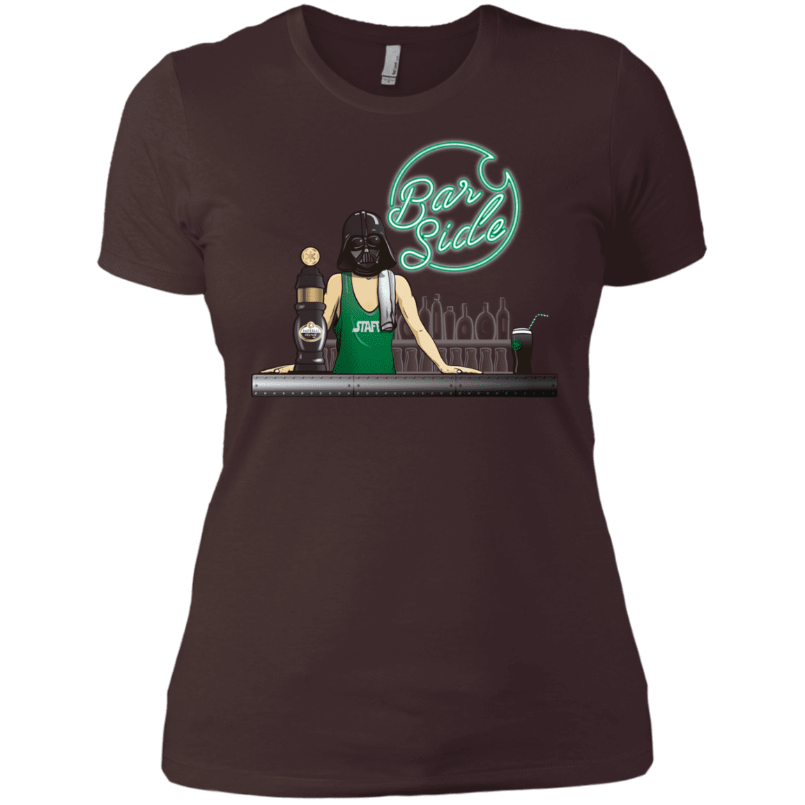 T-Shirts Dark Chocolate / X-Small Bar side Women's Premium T-Shirt
