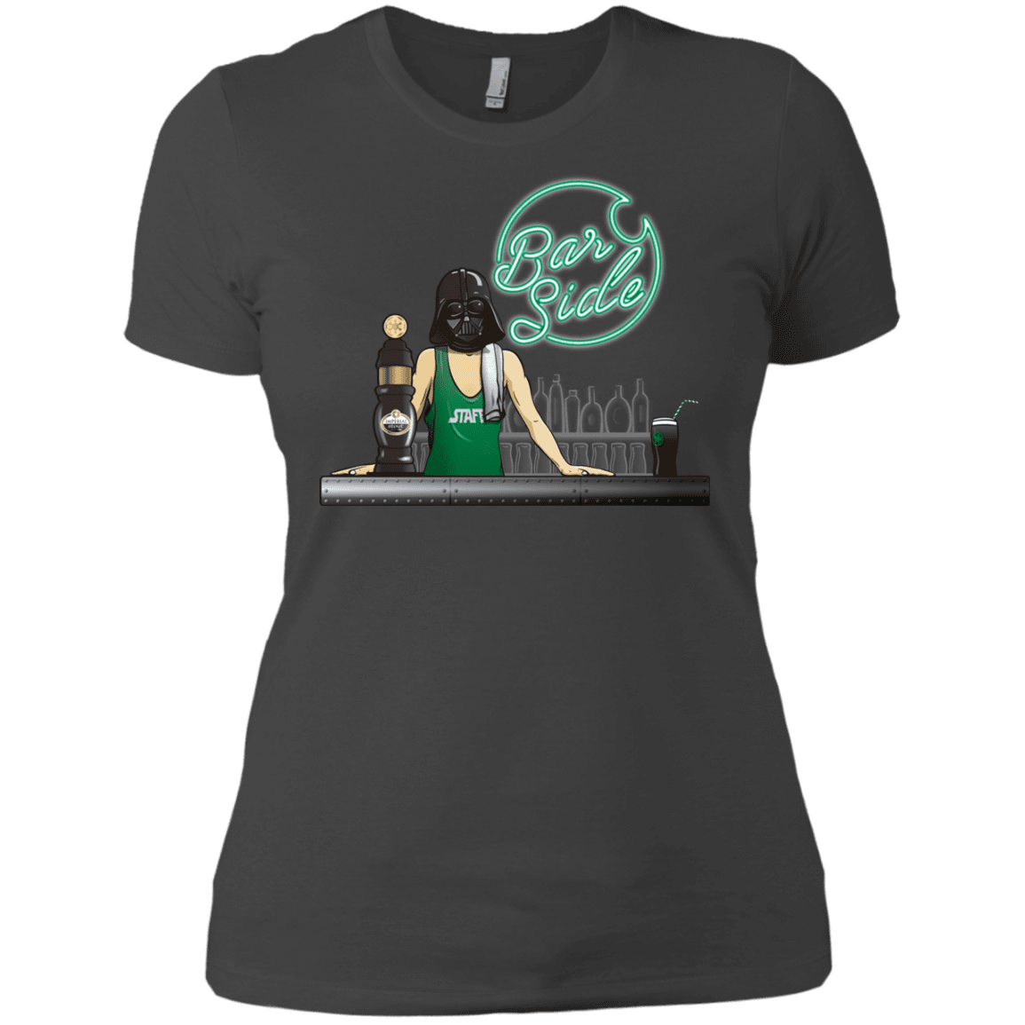 T-Shirts Heavy Metal / X-Small Bar side Women's Premium T-Shirt