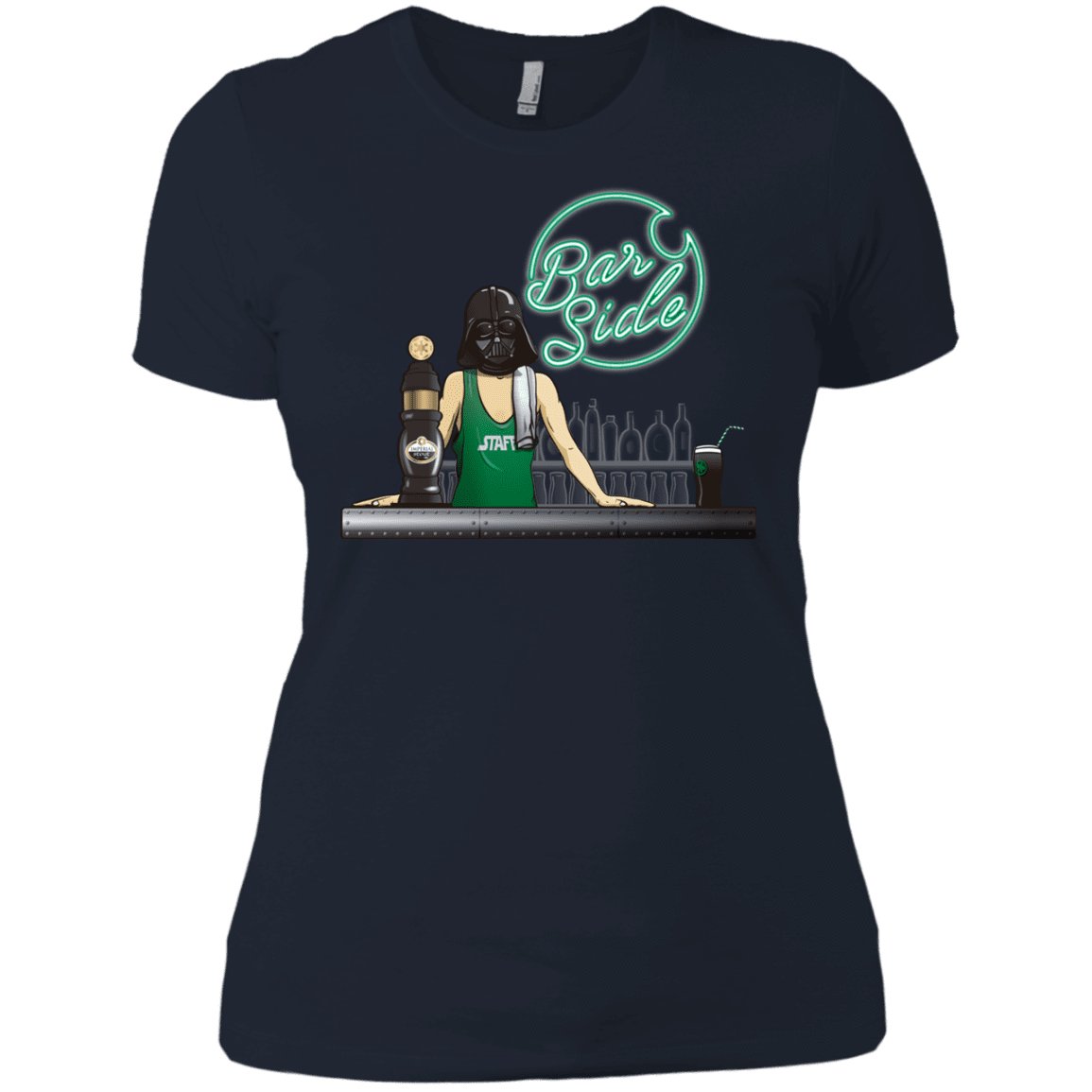 T-Shirts Midnight Navy / X-Small Bar side Women's Premium T-Shirt