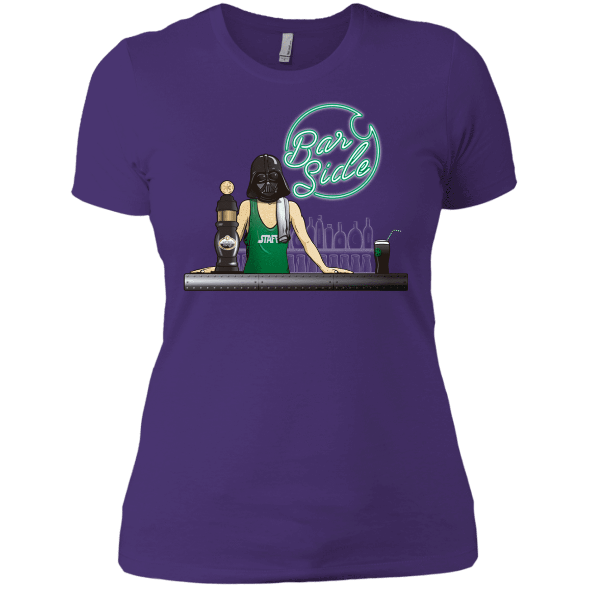 T-Shirts Purple Rush/ / X-Small Bar side Women's Premium T-Shirt