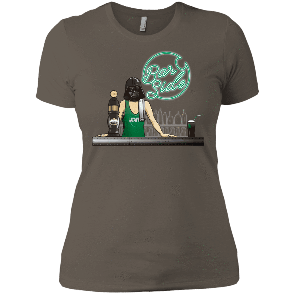 T-Shirts Warm Grey / X-Small Bar side Women's Premium T-Shirt