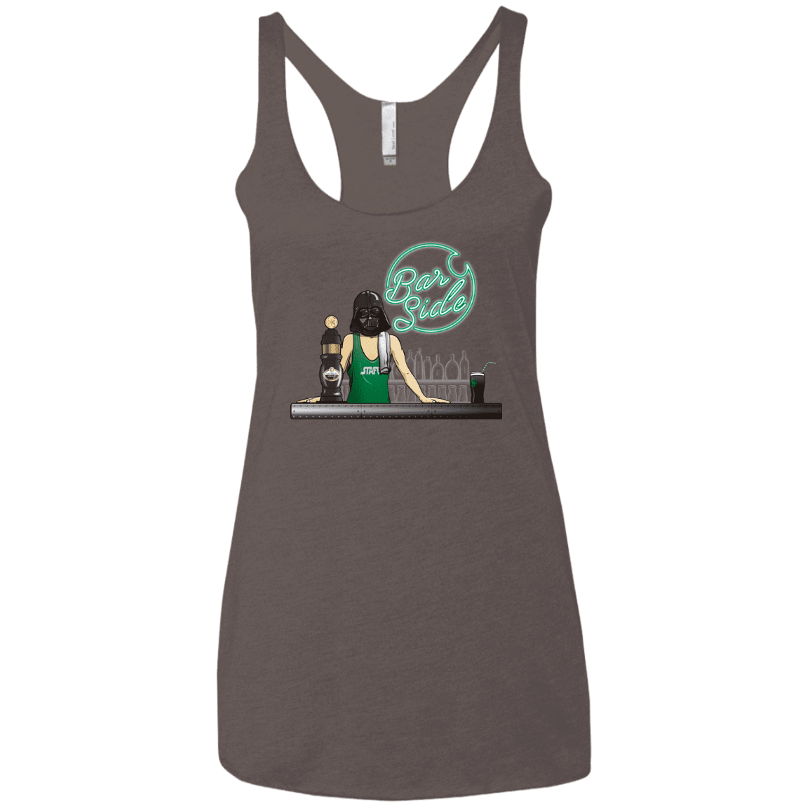T-Shirts Macchiato / X-Small Bar side Women's Triblend Racerback Tank