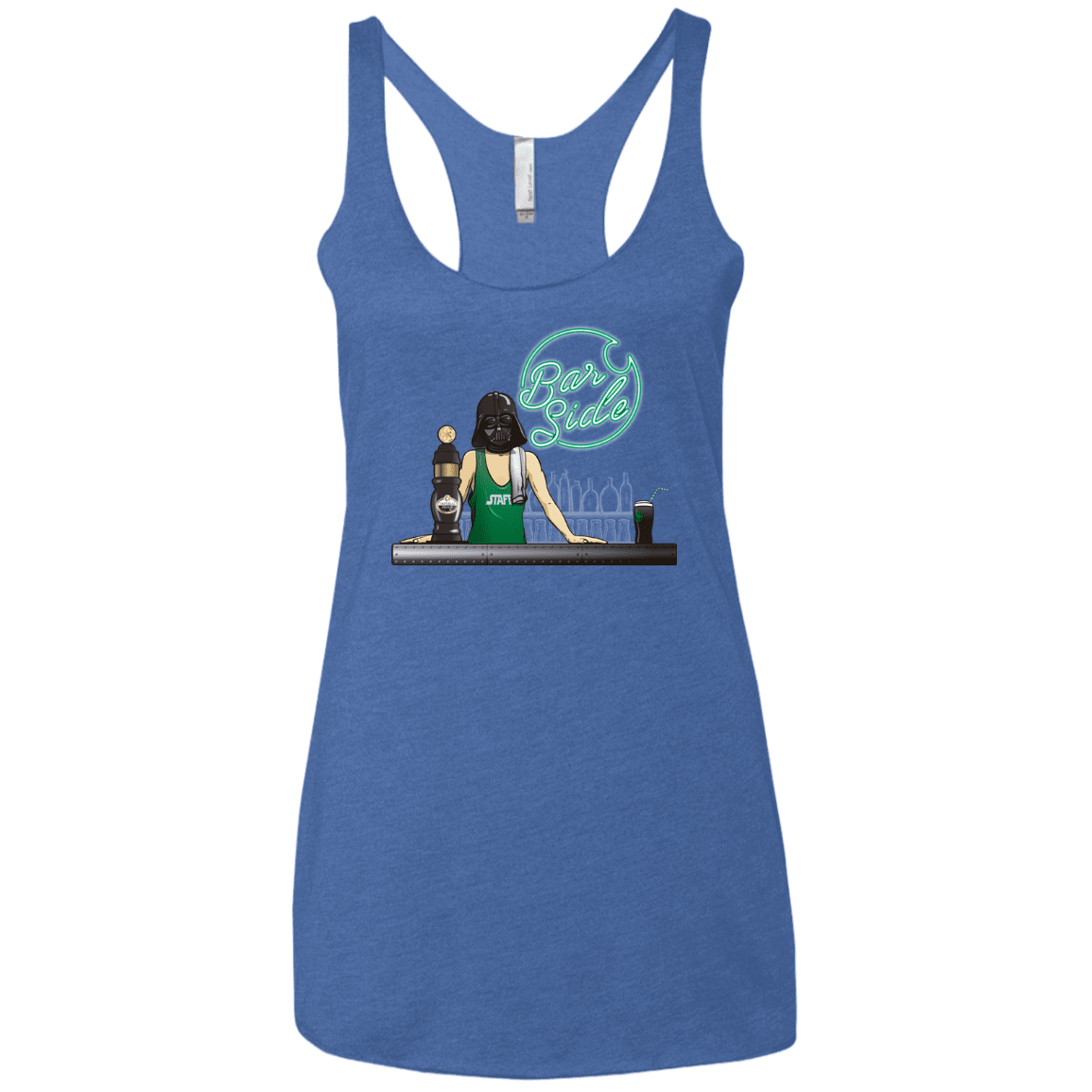 T-Shirts Vintage Royal / X-Small Bar side Women's Triblend Racerback Tank