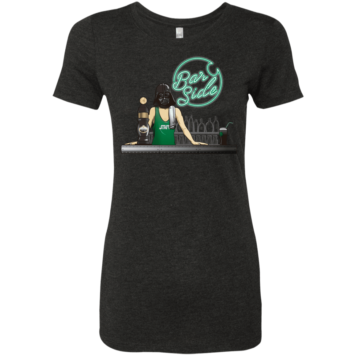 T-Shirts Vintage Black / Small Bar side Women's Triblend T-Shirt
