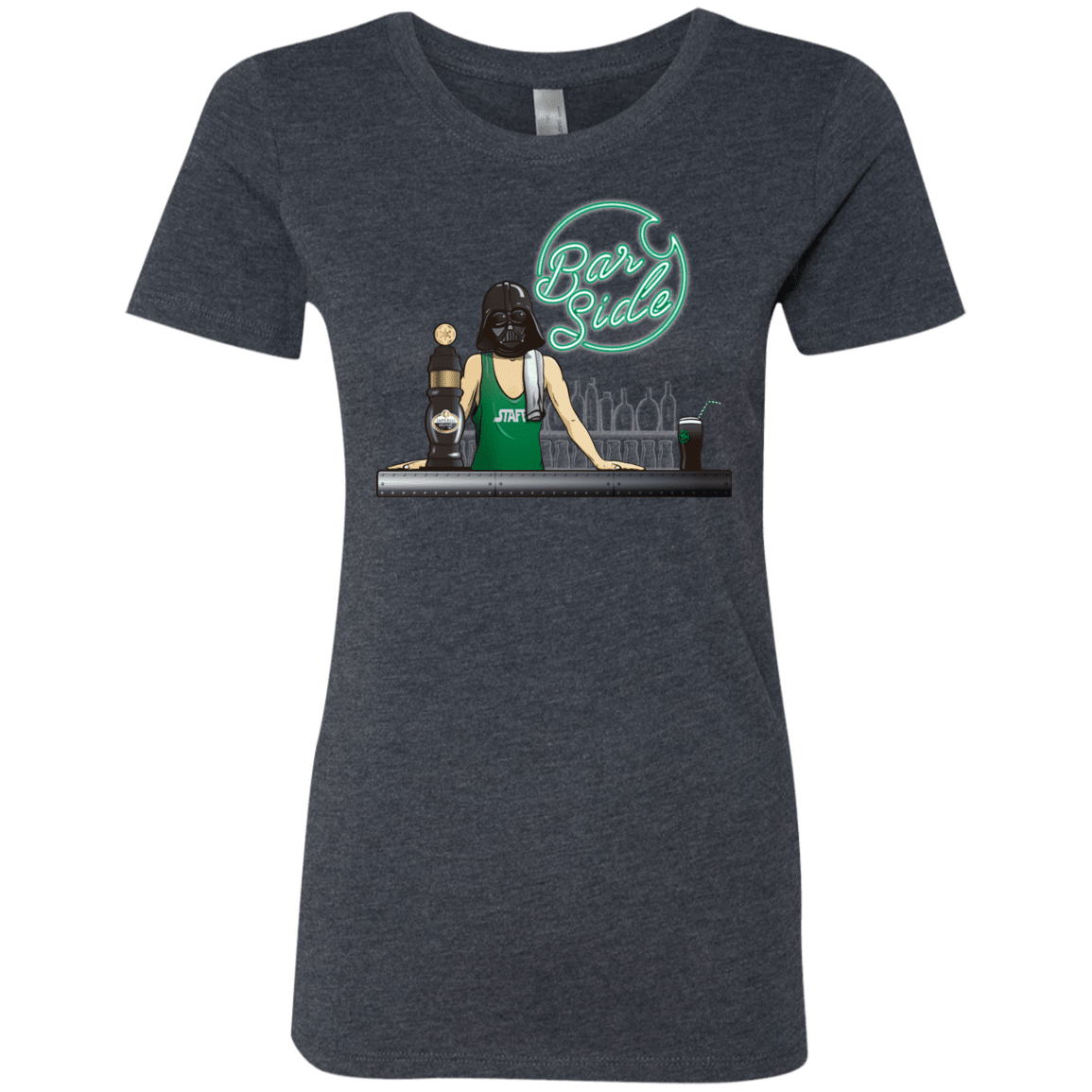 T-Shirts Vintage Navy / Small Bar side Women's Triblend T-Shirt