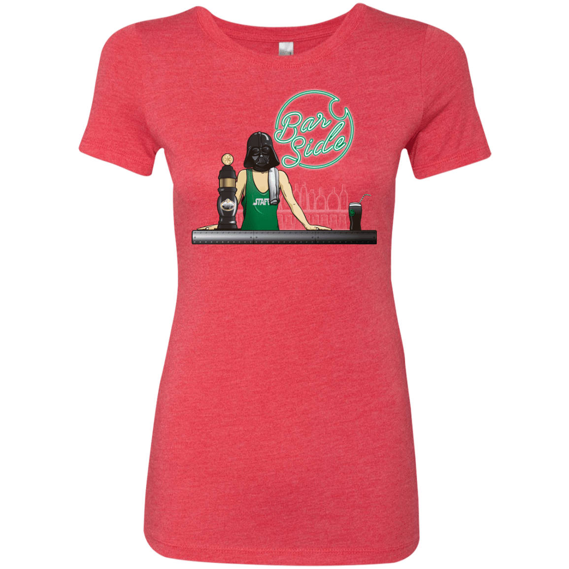 T-Shirts Vintage Red / Small Bar side Women's Triblend T-Shirt