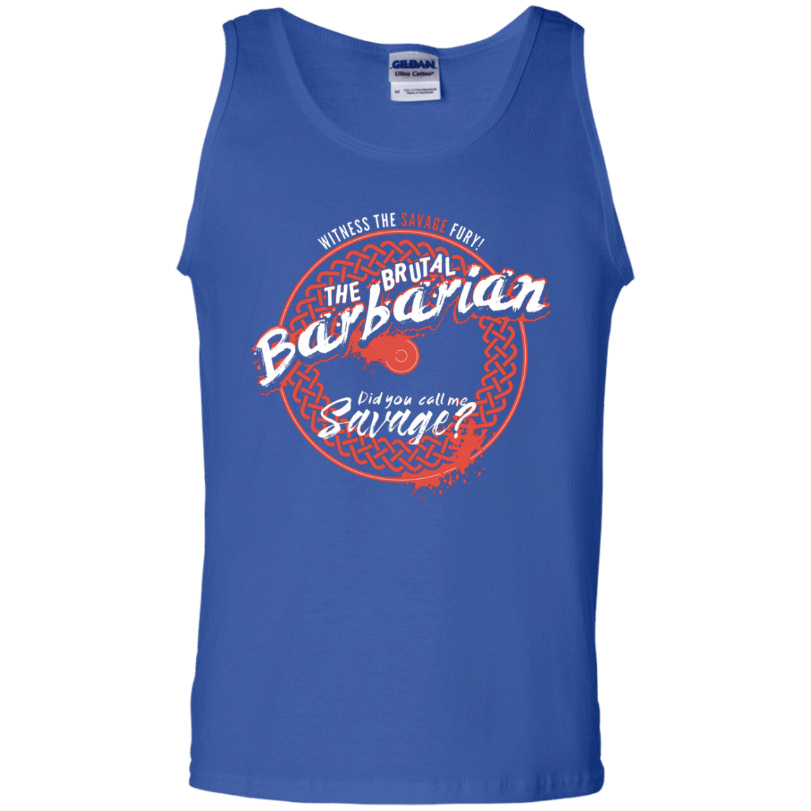 T-Shirts Royal / S Barbarian Men's Tank Top