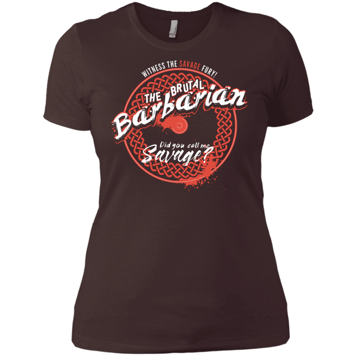 T-Shirts Dark Chocolate / X-Small Barbarian Women's Premium T-Shirt
