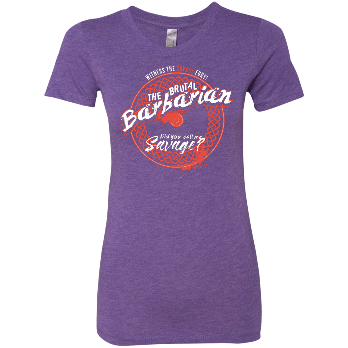 T-Shirts Purple Rush / S Barbarian Women's Triblend T-Shirt